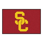 USC Trojans Cardinal SC Interlock Starter Rug
